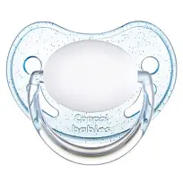 Купить: Canpol babies basic 1 шт соска-пустышка латексная анатомическая 0-6 мес цвет голубой