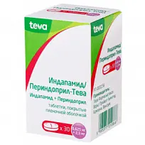 Купить: Периндоприл-Индапамид 0,625 мг+2,5 мг 30 шт таблетки