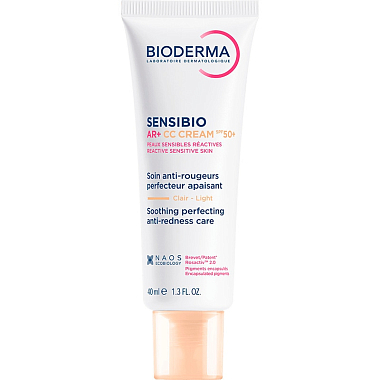 Купить Bioderma Сенсибио AR+ CC крем 40 мл успокаивающий SPF50+