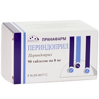 Купить: Периндоприл 8 мг 90 шт таблетки 