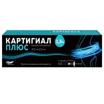 Купить: Картигиал плюс протез синовиальной жидкости 1,5 % 2,5 мл 1 шт шприц