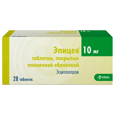 Купить Элицея 10 мг 28 шт таблетки покрытые пленочной оболочкой
