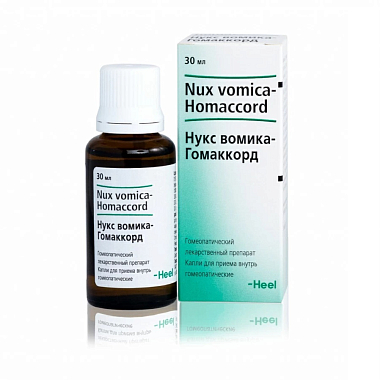 Купить Нукс Вомика-Гомаккорд 30 мл капли гомеопатические