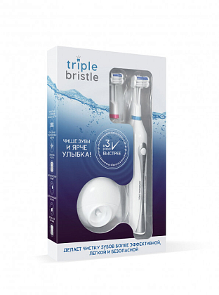 Купить Triple bristle original электрическая зубная щетка белая