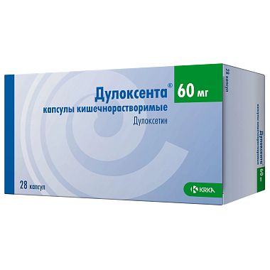 Купить Дулоксента 60 мг 28 шт капсулы