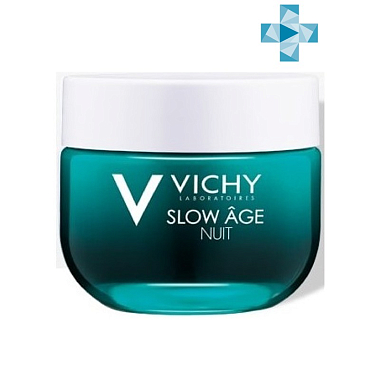 Купить Vichy Slow Age крем ночной и Маска для интенсивной оксигенации кожи, 50мл