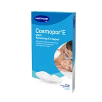 Купить: Cosmopor Е 10 см x 20 см 10 шт повязка послеоперационная самоклеящаяся стерильная