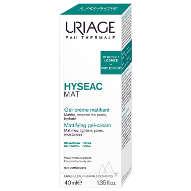 Купить Uriage Hyseac Mat 40 мл крем-гель для лица уход матирующий