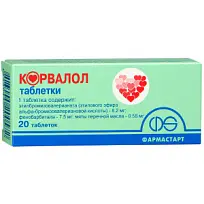 Купить: Корвалол 20 шт таблетки