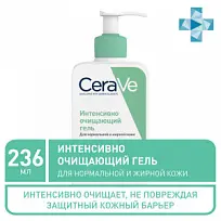 Купить: CeraVe очищающий д/норм и жирн кожи гель для лица и тела 236мл