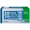 Купить Индапамид-КРКА 1,5 мг 30 шт таблетки с пролонгированным высвобождением покрытые пленочной оболочкой