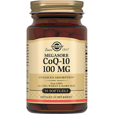 Купить Solgar Коэнзим Q-10 100 мг 30 шт капсулы