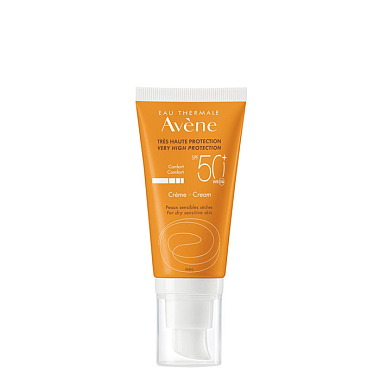 Купить Avene SPF 50+ 50 мл крем солнцезащитный без отдушек