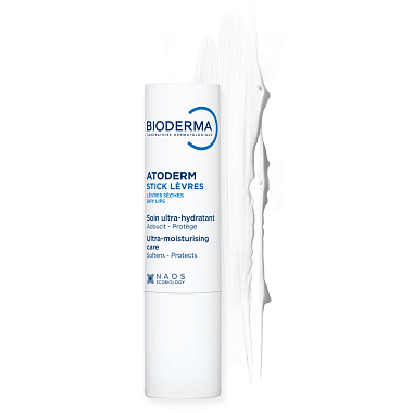 Купить Bioderma Atoderm стик для губ 4г увлажняющий