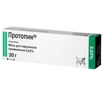 Купить: Протопик 0,03 % 30 г мазь для наружного применения