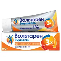 Купить: Вольтарен Эмульгель 1 % 100 г гель для наружного применения