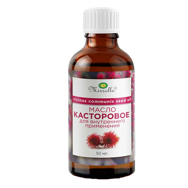 Купить Mirrolla 50 мл касторовое масло для приема внутрь