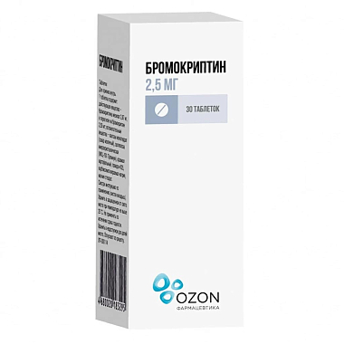Купить Бромокриптин таб 2,5мг №30