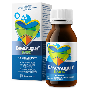 Купить Валемидин Плюс 100 мл сироп