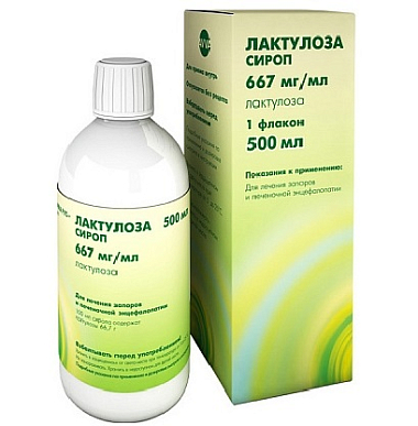 Купить Лактулоза 667 мг/мл 500 мл сироп