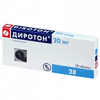 Купить: Диротон 20 мг 28 шт таблетки