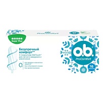 Купить: O.b. ProComfort Super Plus 16 шт тампоны
