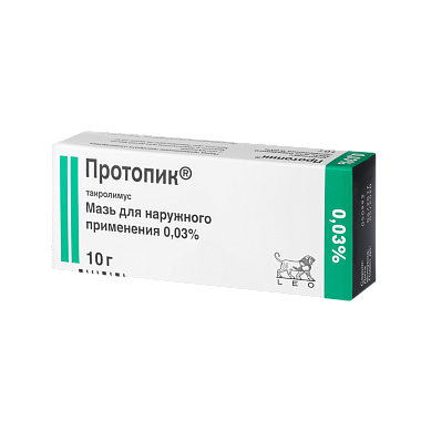 Купить Протопик мазь д/наруж примен 0,03% 10г
