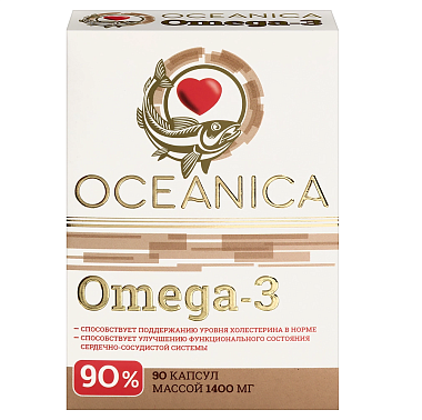 Купить Океаника Омега 3 - 90% 90 шт капсулы