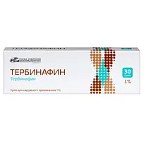 Купить: Тербинафин 1 % 30г крем для наружного применения
