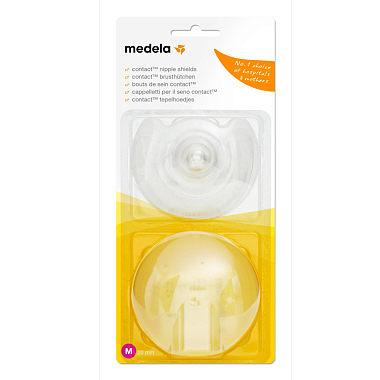 Купить Medela Contact 2 шт накладка на грудь силиконовая размер M
