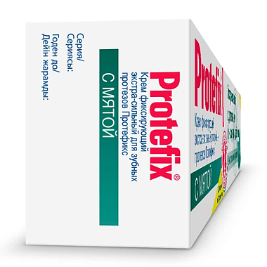 Купить Protefix 40 мл крем фиксирующий для зубных протезов экстра-сильный мята