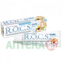 Купить: Rocs Kids 45 г паста зубная для детей фруктовый рожок 3+