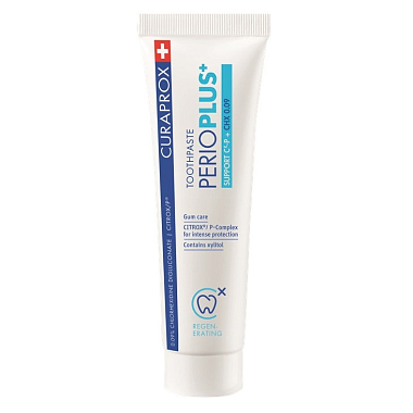 Купить Curaprox Perio Plus Support + Хлоргексидин 0,009% 75 мл паста зубная