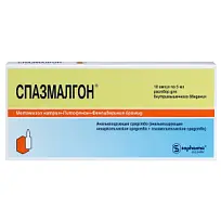 Купить: Спазмалгон 5 мл 10 шт раствор для инъекций