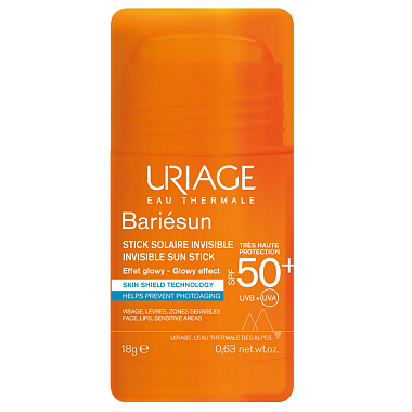 Купить Uriage Bariesun SPF 50+ 18 г стик невидимый солнцезащитный