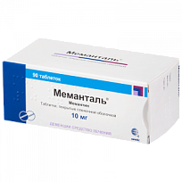 Купить: Меманталь 10 мг 90 шт таблетки покрытые пленочной оболочкой