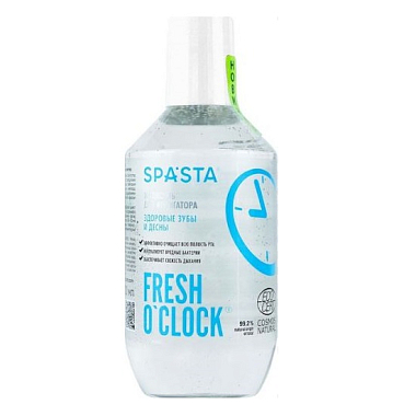 Купить Spasta Fresh o clock 400 мл жидкость для ирригатора здоровые зубы и десны
