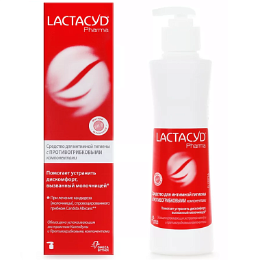 Купить Lactacyd Pharma Extra 250 мл средство для интимной гигиены с противогрибковым компонентом