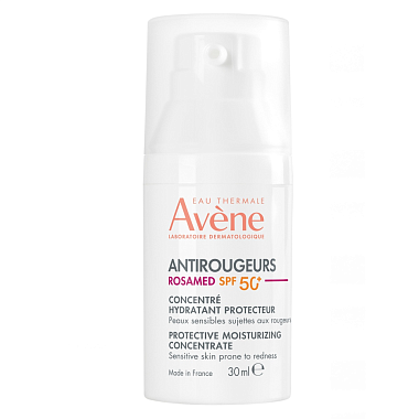 Купить Avene Antirougeurs Rosamed SPF 50+ 30 мл концентрат для кожи склонной к покраснениям
