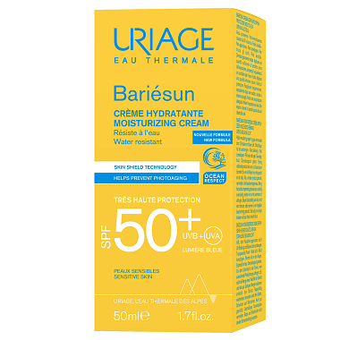 Купить Uriage Bariesun Moisturizing Cream 50 мл крем увлажняющий защитный SPF 50+