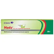 Купить: Найз 1 % 20 г гель для наружного применения