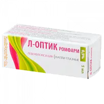 Купить: Л-Оптик 0,5 % 5 мл капли глазные флакон