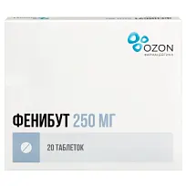 Купить: Фенибут 250 мг 20 шт таблетки