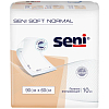 Купить Seni Soft Normal 10 шт пеленки 60 см х 90 см 3 капли