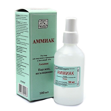 Купить Аммиак 10% 100 мл раствор