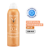 Купить Vichy Capital Ideal Soleil 200 мл спрей-вуаль увлажняющий солнцезащитный  для кожи лица и тела SPF 50