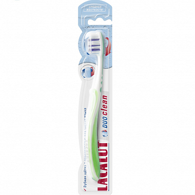 Купить Lacalut Duo Clean зубная щетка д/зубов и языка