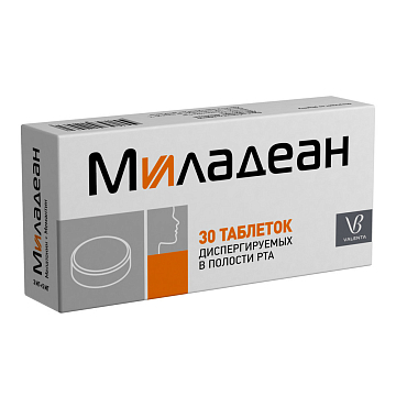 Купить Миладеан 3 мг+5 мг 30 шт таблетки диспергируемые в полости рта