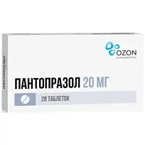Купить: Пантопразол 20 мг 28 шт таблетки кишечнорастворимые покрытые пленочной оболочкой