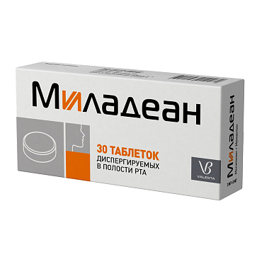 Купить Миладеан 3 мг+5 мг 30 шт таблетки диспергируемые в полости рта